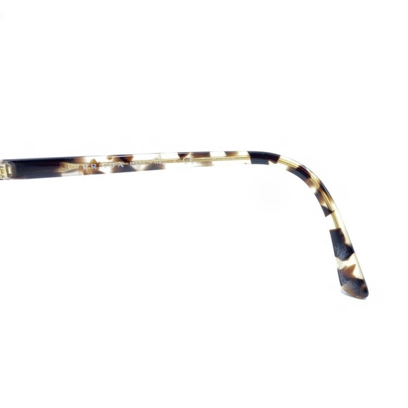 Prada VPR 61X 552-1O1 Brown Half Rim Eyeglasses Frames 54-17 145 Italy Designer - Picture 9 of 12